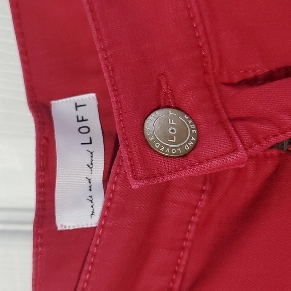 Loft High Waist Skinny Crop New 18 Petite 34W - Picture 2 of 9